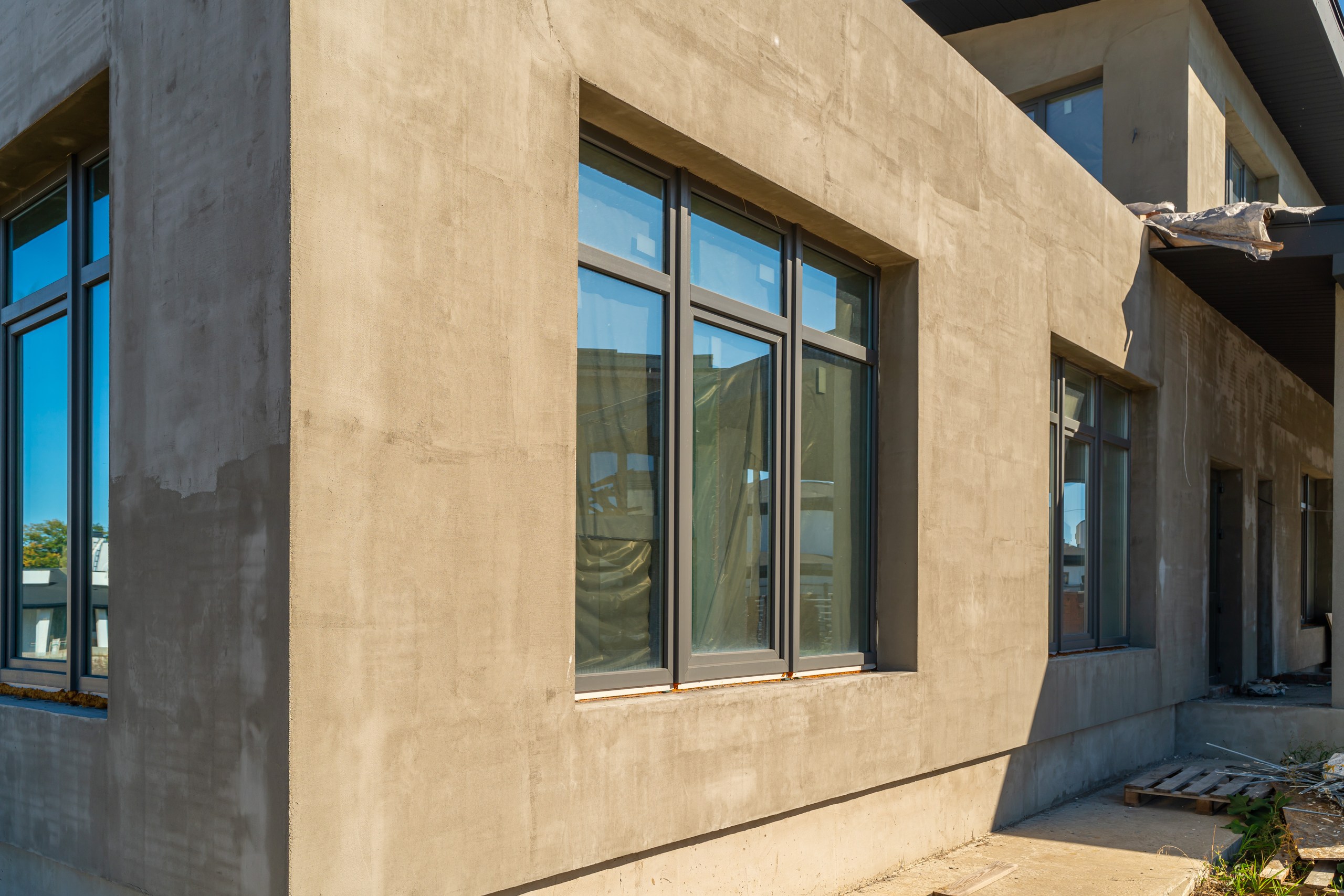 Коттедж с панорамным остеклением